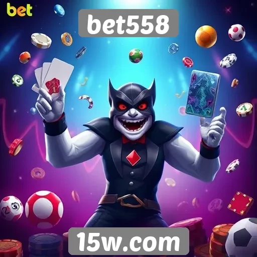 Variedade de jogos disponíveis no bet558